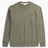 Norse Projects Arne Relaxed Organic Logo Erkek Sweatshirt Sediment Green