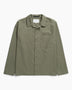 Norse Projects Carsten Solotex Twill Uzun Kollu Gömlek Sediment Green
