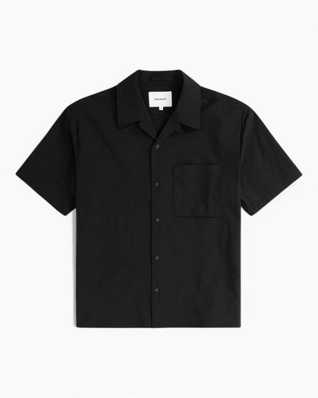 Norse Projects Carsten Travel Light Erkek Gömlek Black