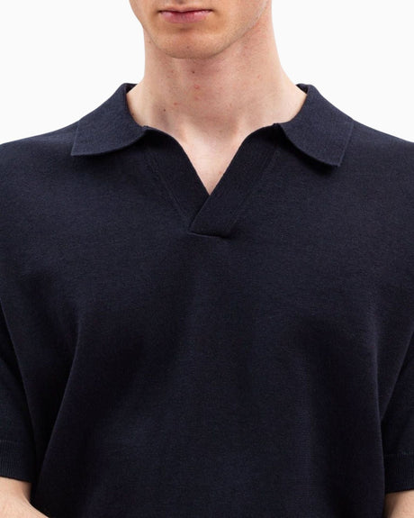 Norse Projects Leif Cotton Linen Polo T-Shirt