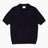 Norse Projects Leif Cotton Linen Polo T-Shirt Dark Navy