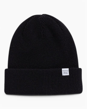 Norse Projects Merino Lambswool Beanie Black