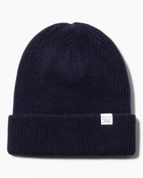 Norse Projects Merino Lambswool Beanie Dark Navy