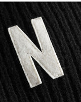 Norse Projects Merino Lambswool Rib N Logo Beanie