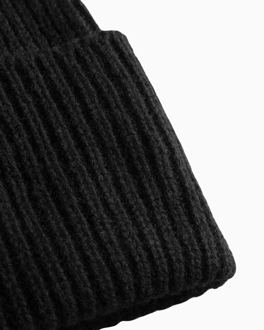 Norse Projects Merino Lambswool Rib N Logo Beanie