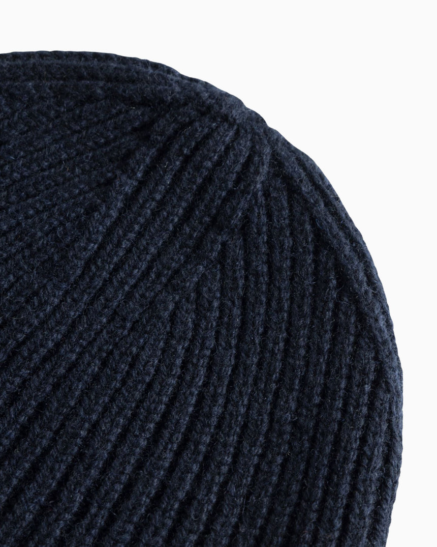 Norse Projects Merino Lambswool Rib N Logo Beanie