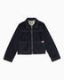 Nudie Jeans Anja Workwear Denim Kadın Ceket Dark Blue