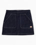 Nudie Jeans Elvy Workwear Kadın Denim Etek Dark Blue