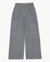 Nudie Jeans Inez Striped Kadın Pantolon Blue/Off White
