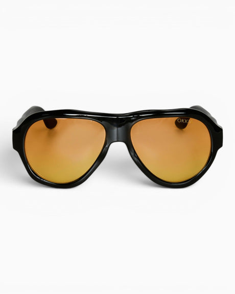 Okkia Seletti X Okkia Florida Güneş Gözlüğü Black/Yellow Lenses