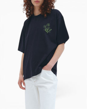 PEMY All Good Oversize Kadın T-Shirt Black