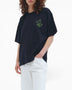 PEMY All Good Oversize Kadın T-Shirt Black