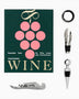 Printworks Printworks The Essentials Şarap Seti Green/Pink
