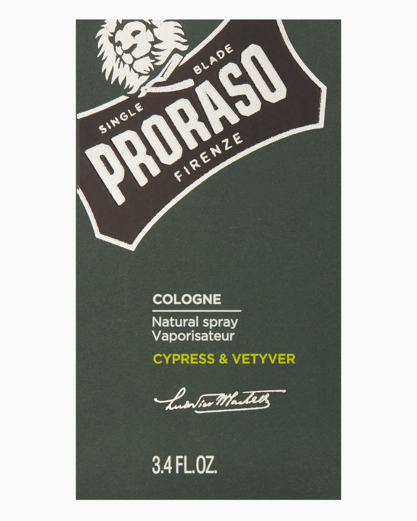Proraso Eau de Cologne Cypress & Vetyver
