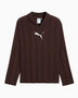 PUMA T7 Relaxed Long Sleeve Erkek Polo T-Shirt Chocolate Brown