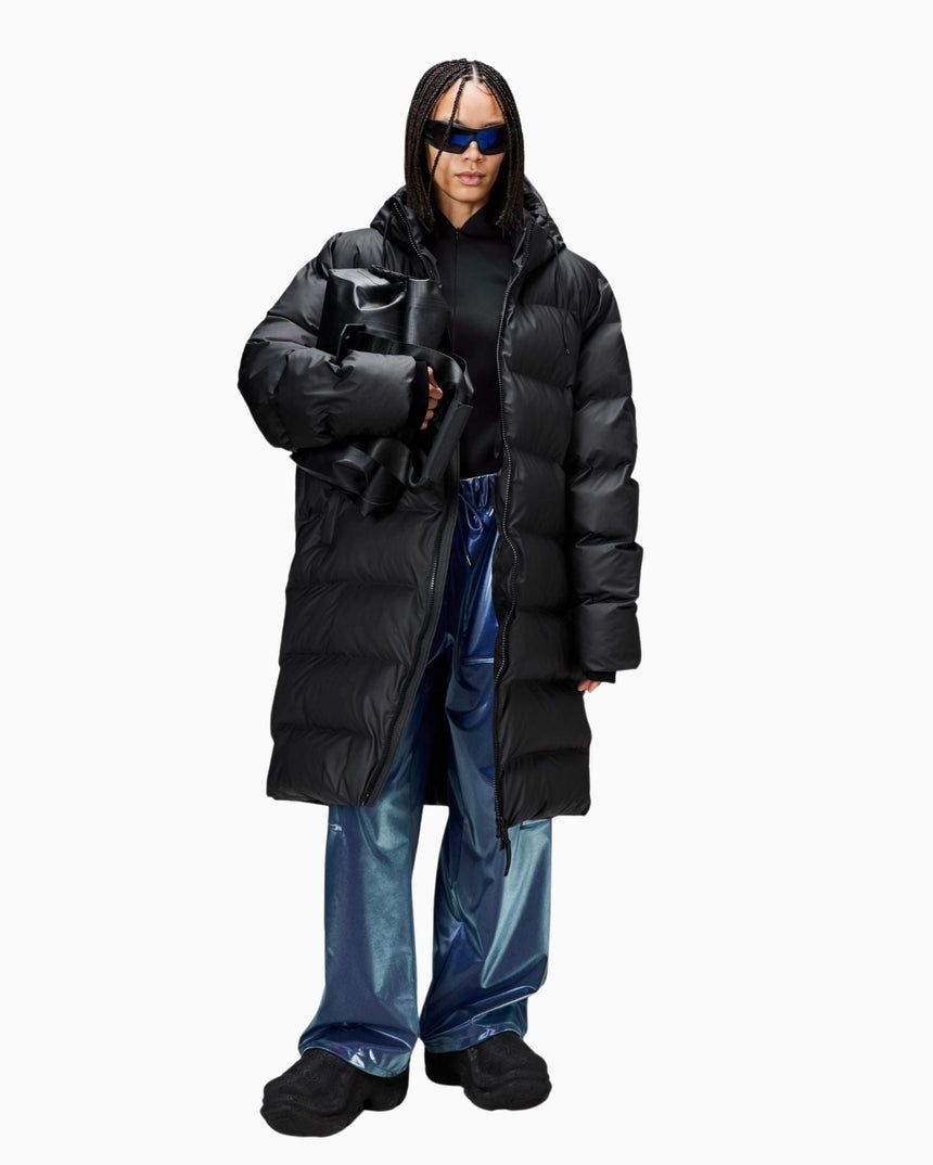 Rains Alta Long Puffer Jacket