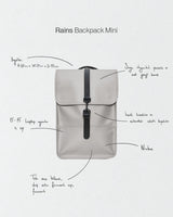 Rains Backpack Mini Sırt Çantası Nimbus