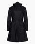 Rains Curve Long Jacket Black