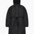 Rains Lohja Long Insulated Curve Jacket Kadın Yağmurluk Black