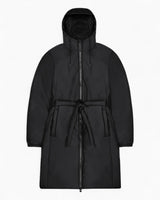 Rains Lohja Long Insulated Curve Jacket Kadın Yağmurluk Black