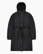 Rains Lohja Long Insulated Curve Jacket Kadın Yağmurluk Black