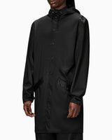 Rains Long Jacket Yağmurluk Black Grain