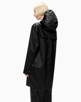 Rains Long Jacket Yağmurluk Black Grain