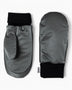 Rains Alta Puffer Mittens Metallic Grey