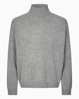 Samsøe Samsøe Isak Knit Turtleneck Dark Grey Melange
