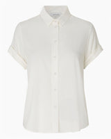 Samsøe Samsøe Majan SS Shirt Clear Cream