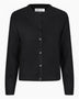 Samsøe Samsøe Nor Short Cardigan Kadın Hırka Black