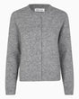 Samsøe Samsøe Nor Short Cardigan Kadın Hırka Grey Mel.