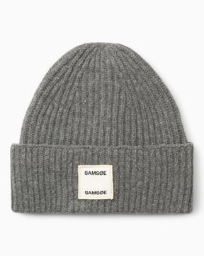 Samsøe Samsøe Samsoe W Beanie Dark Grey Melange