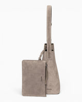 SAYÉS Medium Tote Plissé Suede Kadın Omuz Çantası