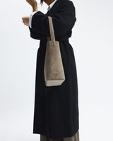 SAYÉS Medium Tote Plissé Suede Kadın Omuz Çantası