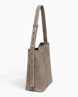 SAYÉS Medium Tote Plissé Suede Kadın Omuz Çantası