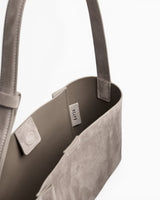 SAYÉS Small Tote Plissé Suede Kadın Omuz Çantası