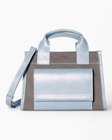 SAYÉS Stitched Pocket Mini Kadın Omuz Çantası Mink and Blue