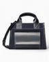 SAYÉS Stitched Pocket Mini Kadın Omuz Çantası Navy and Black