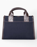 SAYÉS Stitched Pocket Mini Kadın Omuz Çantası Navy and Brown