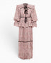 Sculpture Çiçek Desenli Viskoz Kadın Elbise Pink