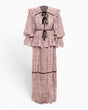 Sculpture Çiçek Desenli Viskoz Kadın Elbise Pink
