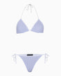 Soon To Be Announced Stripes Bikini Set Purple Stripes
