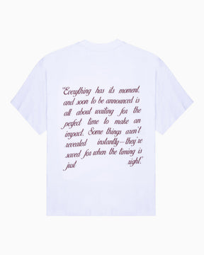 Soon To Be Announced Just Right T-Shirt White
