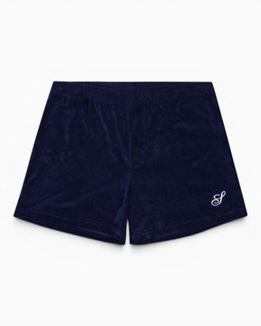 Soon To Be Announced S Logo Terry Havlu Kadın Şort Navy