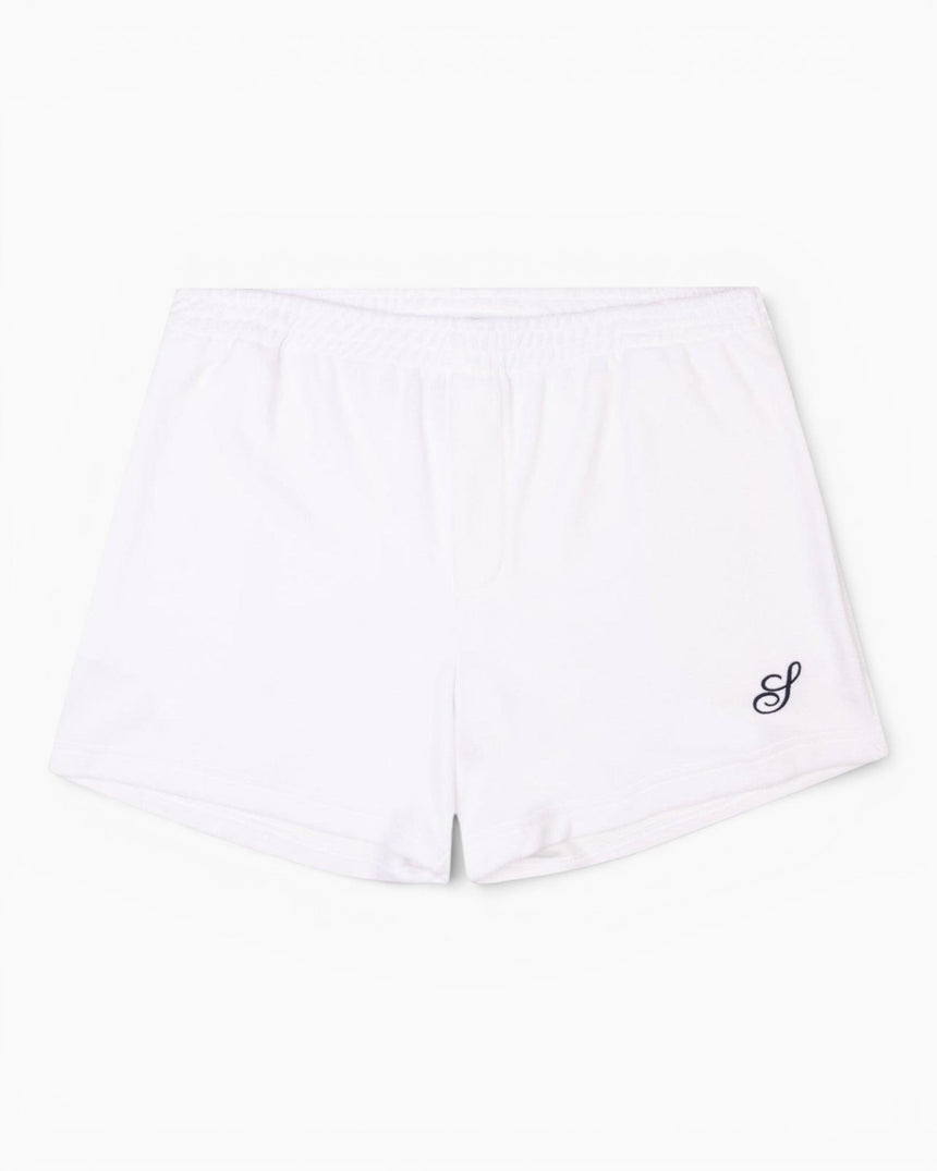 Soon To Be Announced S Logo Terry Havlu Kadın Şort White