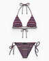 Soon To Be Announced Tangled Bikini Set Burgundy