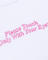 Soon To Be Announced Your Eyes Only Crop Kadın Tank Top