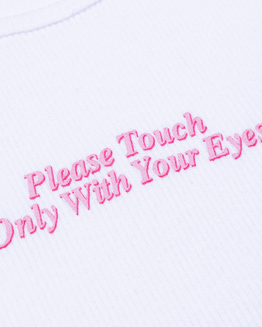Soon To Be Announced Your Eyes Only Crop Kadın Tank Top