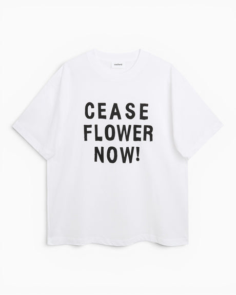 Soulland KAI Cease Flower Now T-Shirt White
